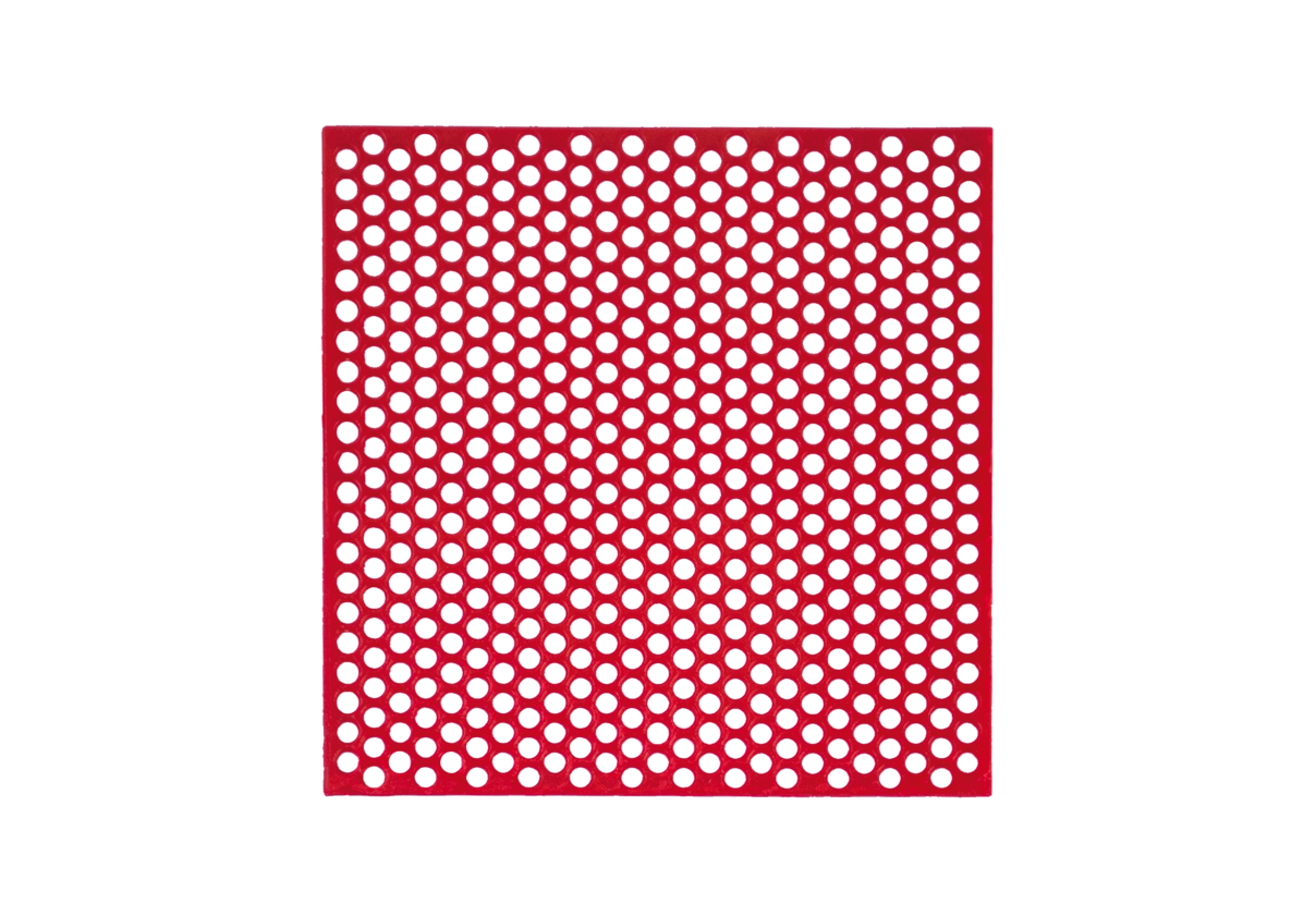 S-U-WACHSSCHABLONEN RN III, Retentionsnetz rund, 20 Tafeln, 20 Stück, Netzgröße 69 x 69 mm
