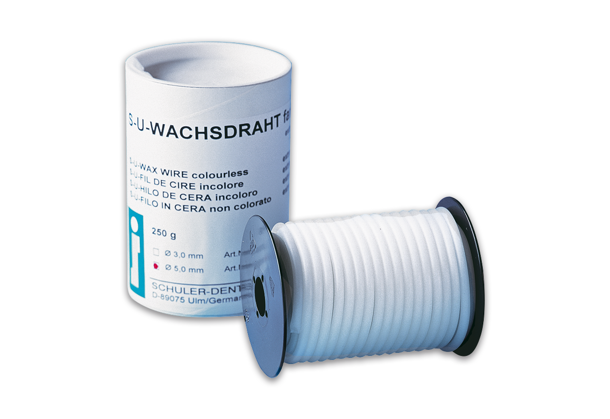 S-U-WACHSDRAHT farblos, extra weich