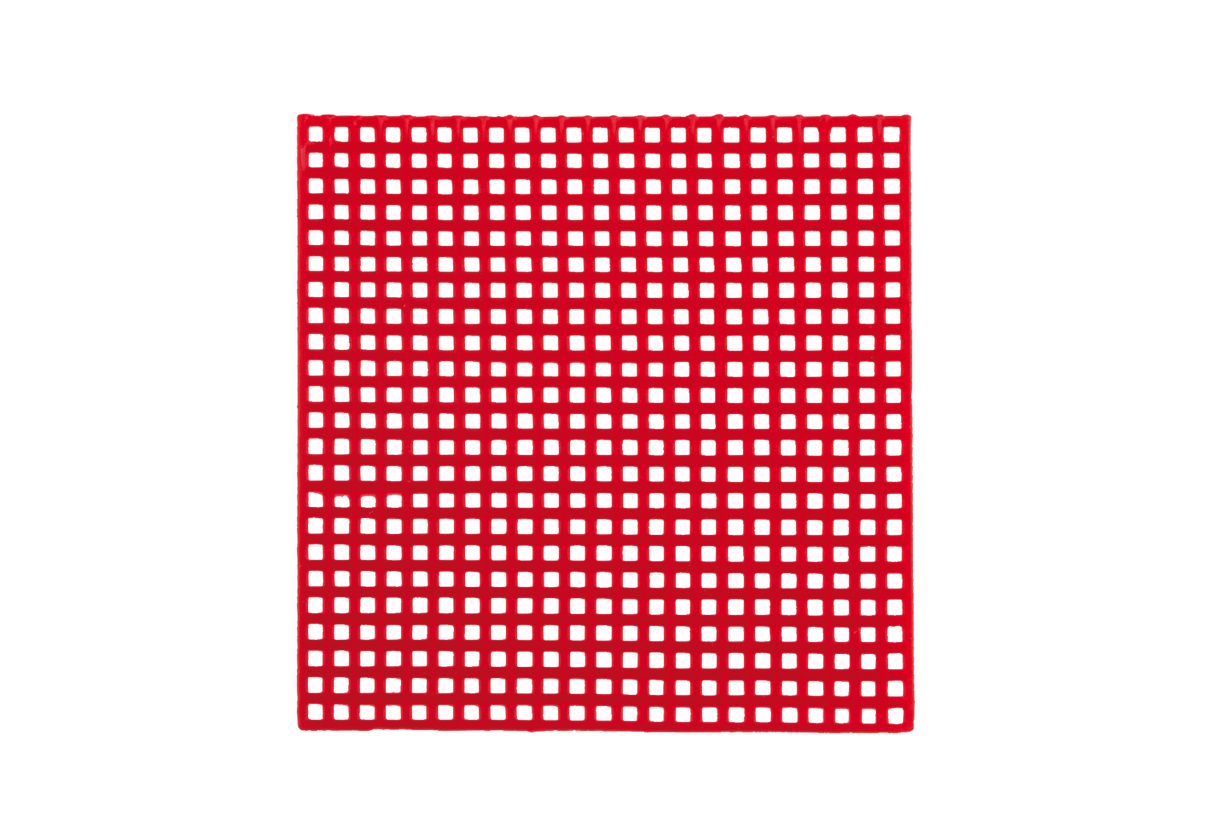 S-U-WACHSSCHABLONEN RN I, Retentionsnetz groß, 20 Tafeln, 20 Stück, Netzgröße 69 x 69 mm