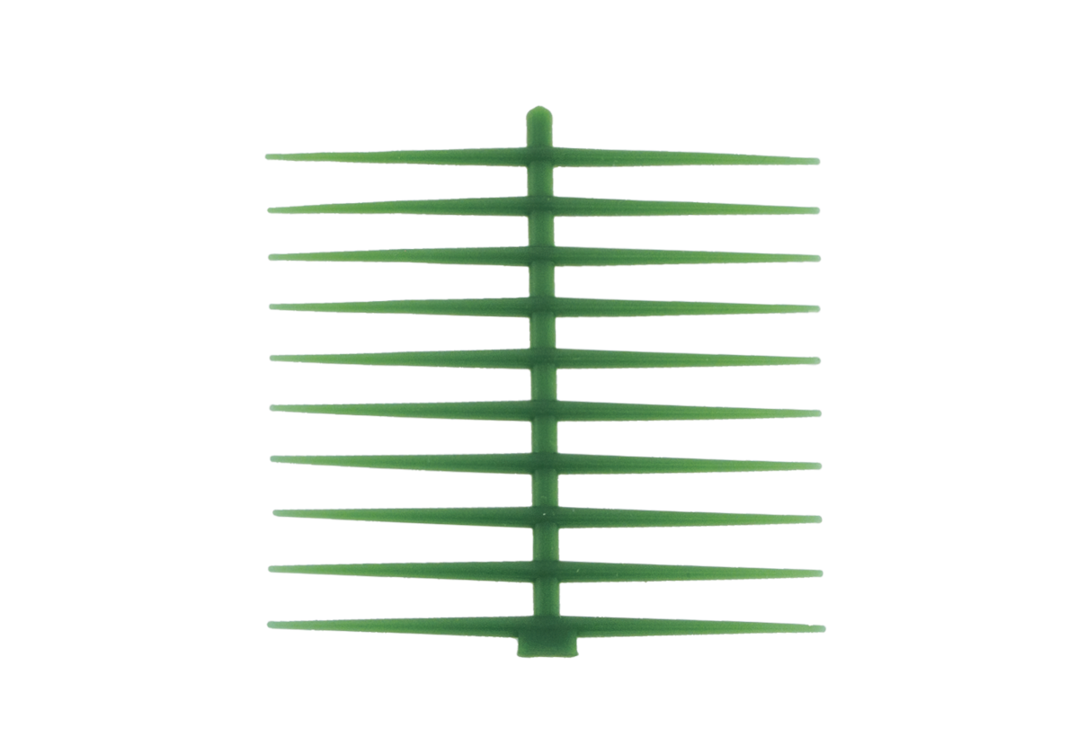 S-U-WACHSSCHABLONEN RKG, Ringklammer gerade, 10 Tafeln, 200 Stück