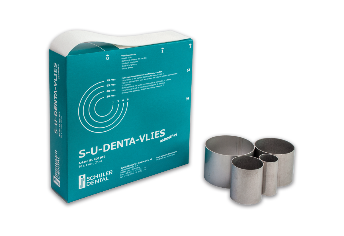 S-U-DENTA-VLIES Asbestfreie Gussmuffel-Keramikeinlage