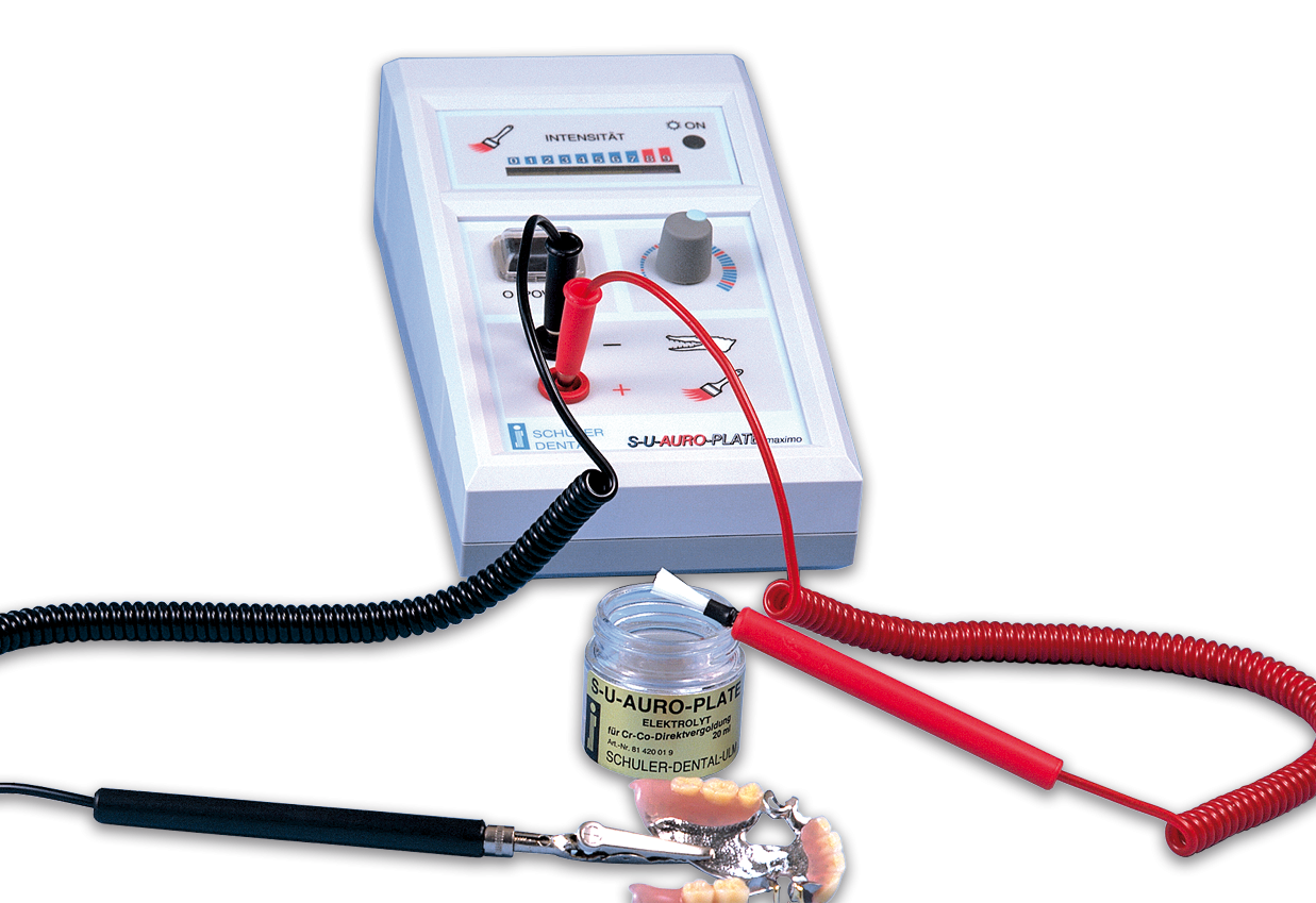 S-U-AURO-PLATE maximo, mit Vergoldungsflüssigkeit