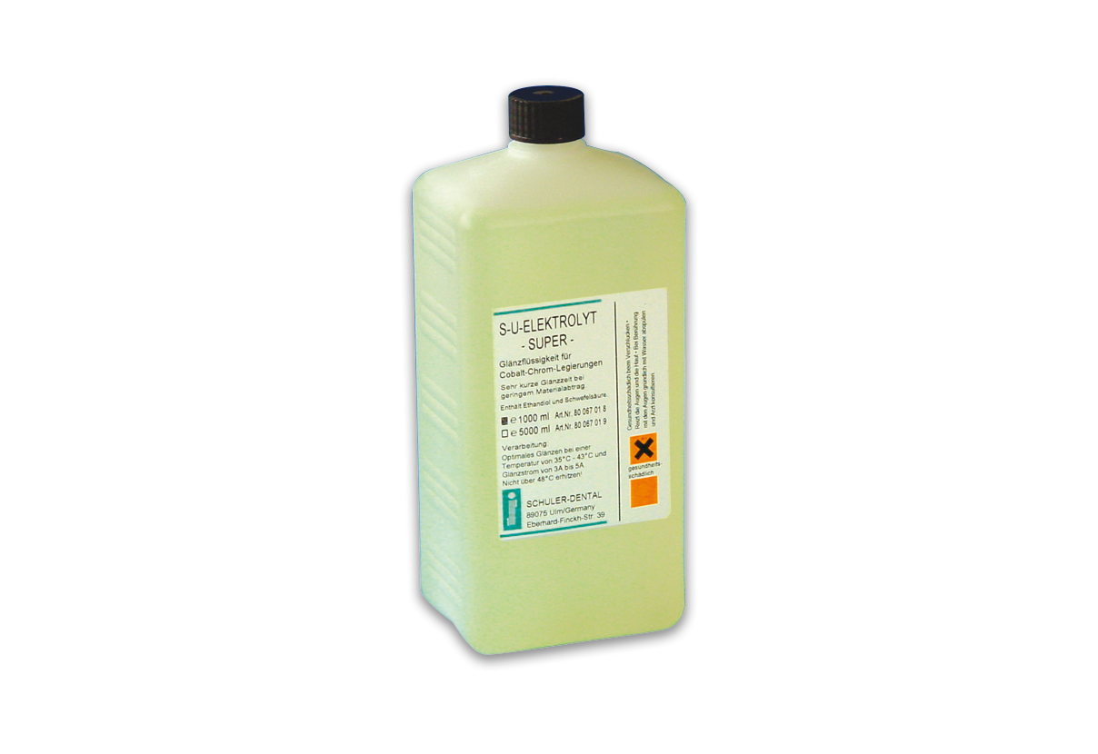 S-U-ELEKTROLYT-SUPER Glänzflüssigkeit für Co-Cr.