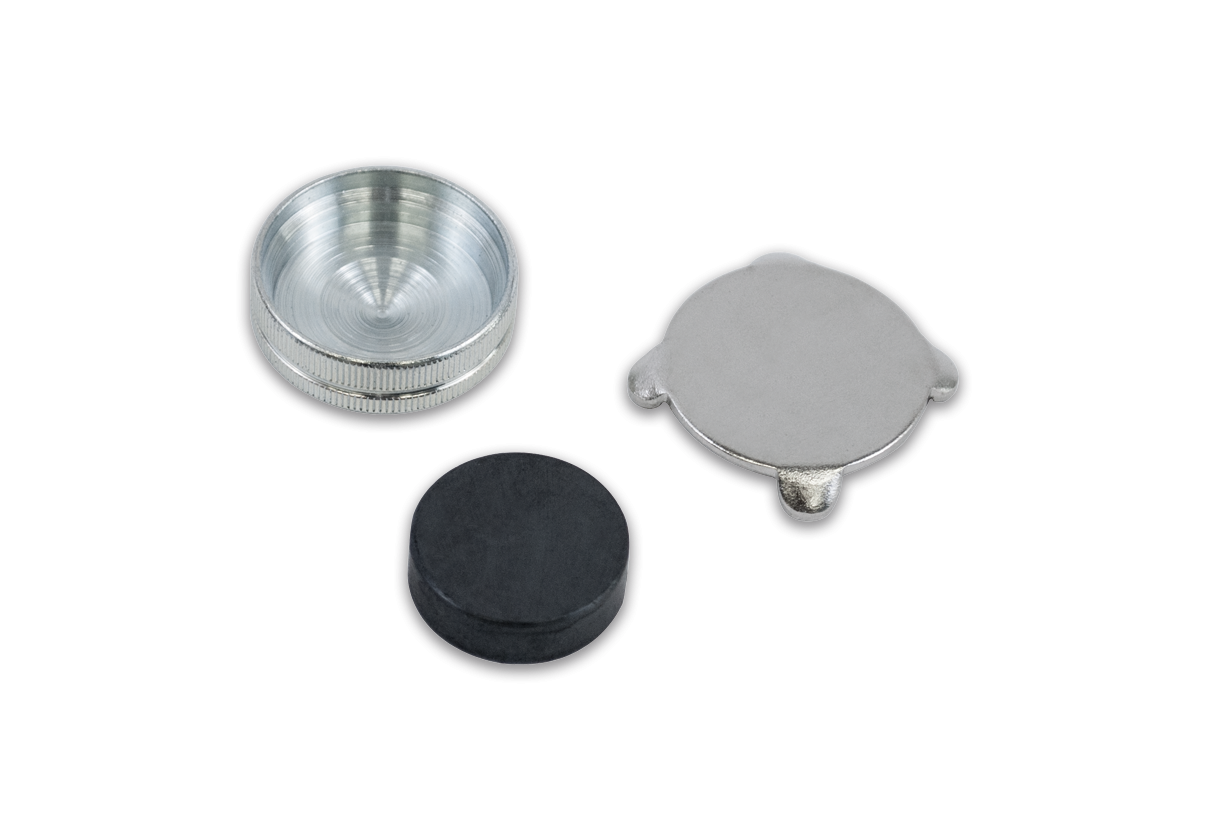 S-U-MAGNET, -MAGNETKAMMER und -HAFTPLATTE für Splitsystem