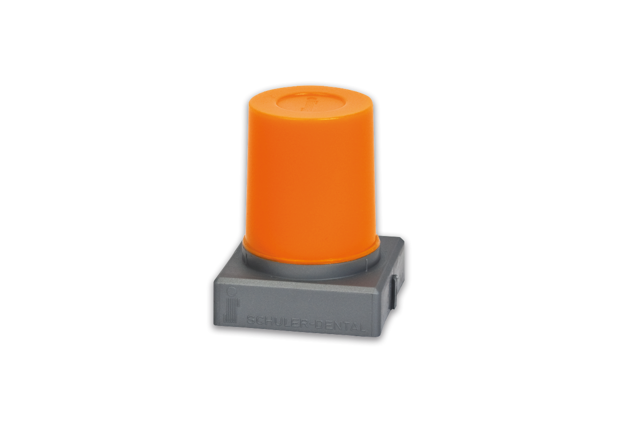 S-U-UNTERZIEHWACHS orange, bleitot, auch für Cervikalränder