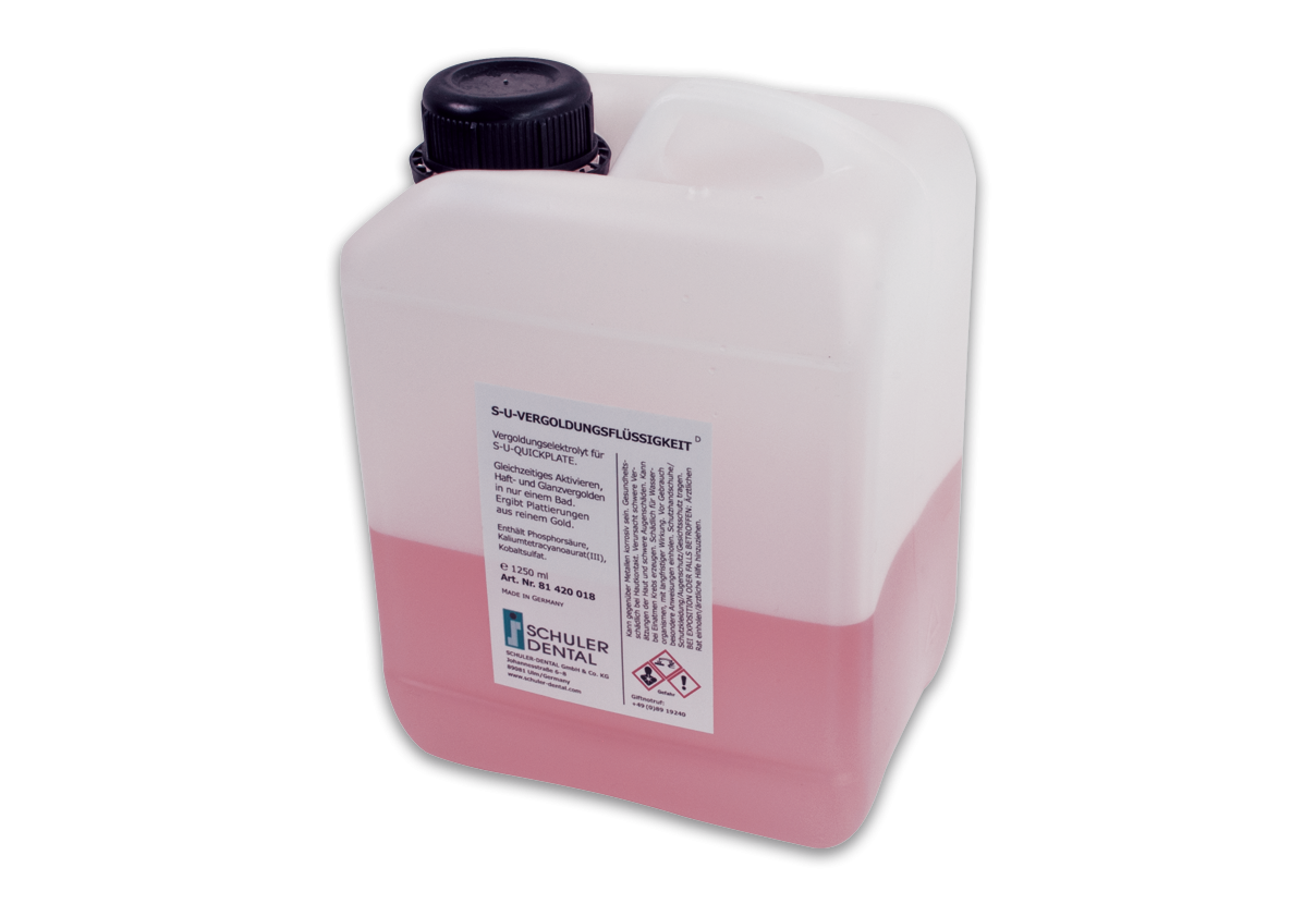 S-U-VERGOLDUNGSFLÜSSIGKEIT, 1250 ml