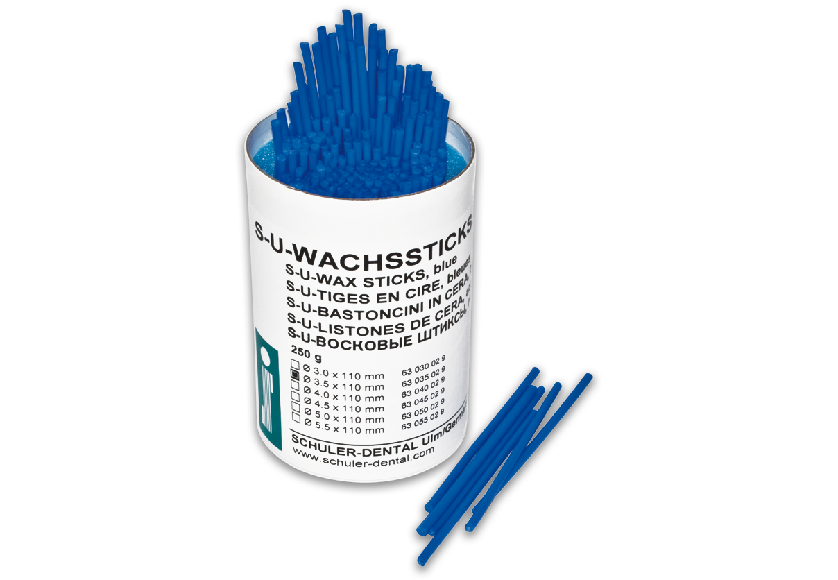 S-U-WACHSSTICKS, blau extrahart